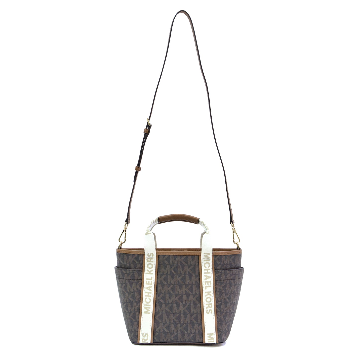 Michael Kors Maeve SM Open Tote- Brown/ Luggage