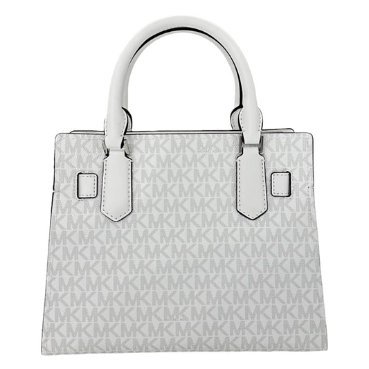 Michael Kors Hamilton Small Monogram Tote- White