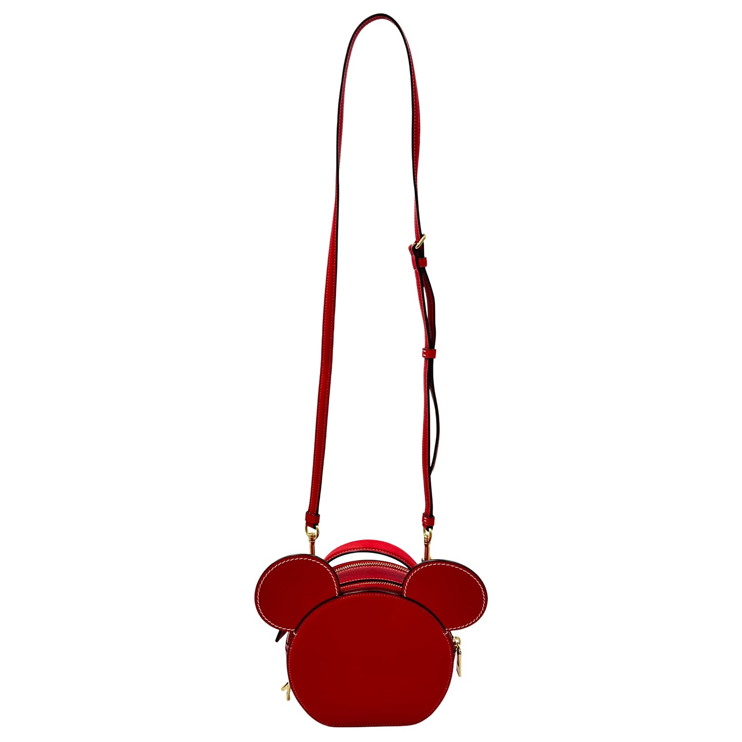 Coach Disney X Coach Mickey Mouse Ear Bag Smooth Leather - Electric Red