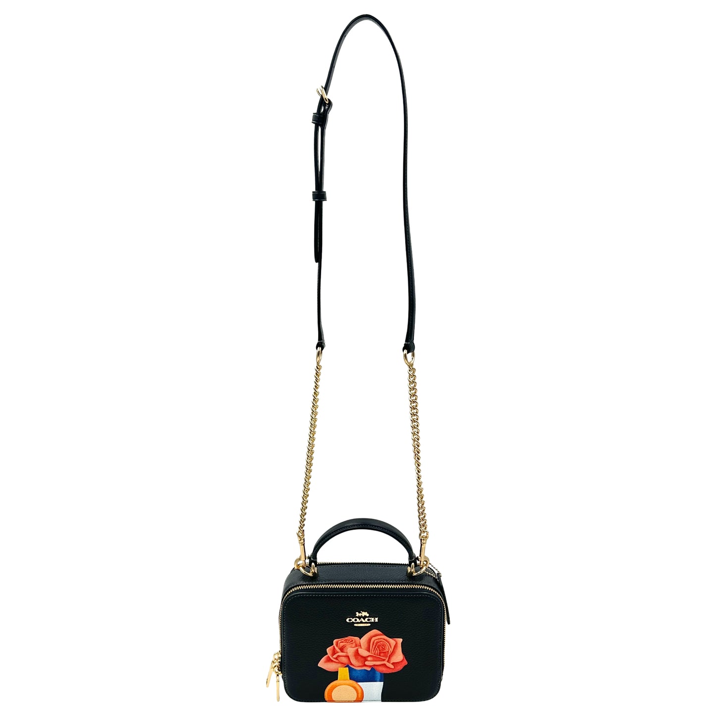 Coach X Tom Wesselmann Flower Box Crossbody - Black Multi