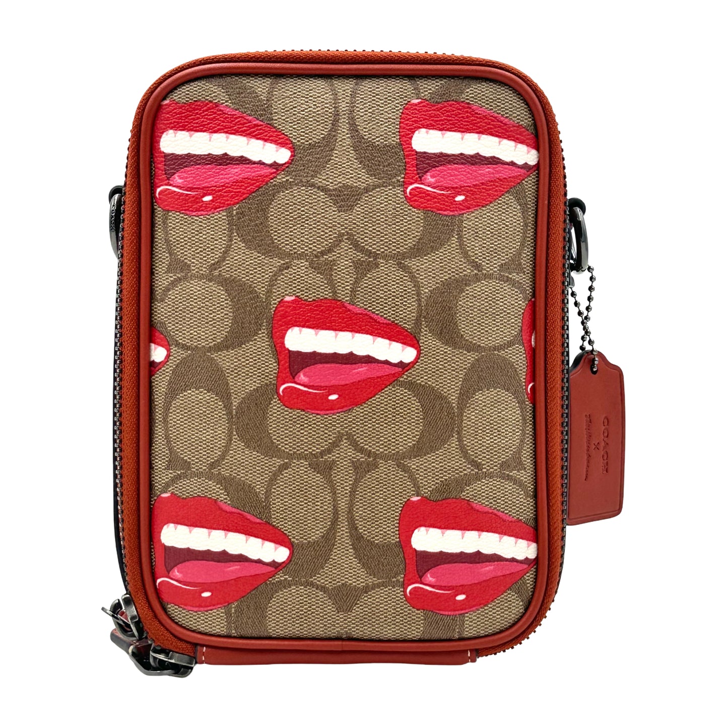 Coach X Tom Wesselmann Stanton Crossbody In Signature Canvas - Brown Multi