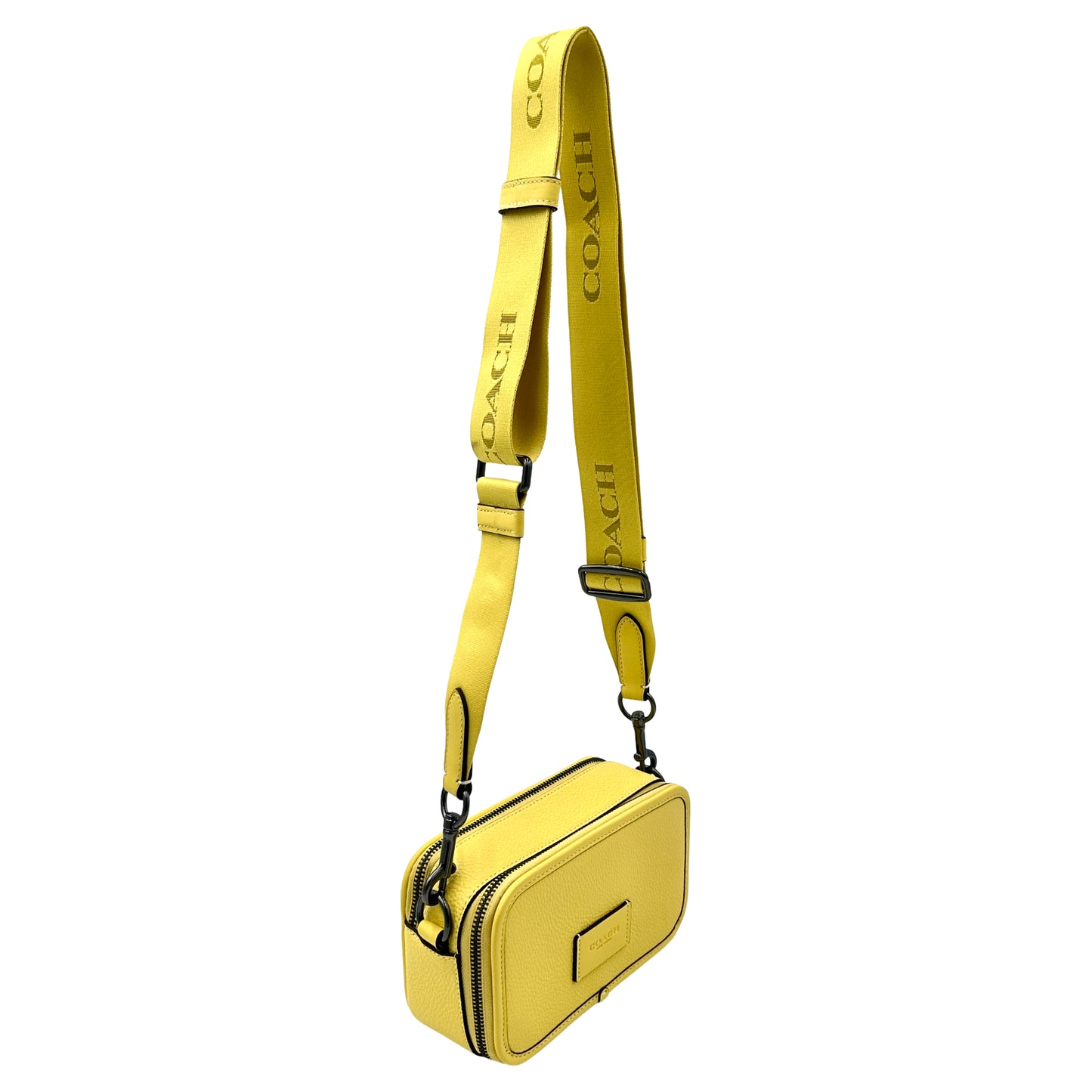 Coach Wyatt Color Block Leather Crossbody Honeycomb