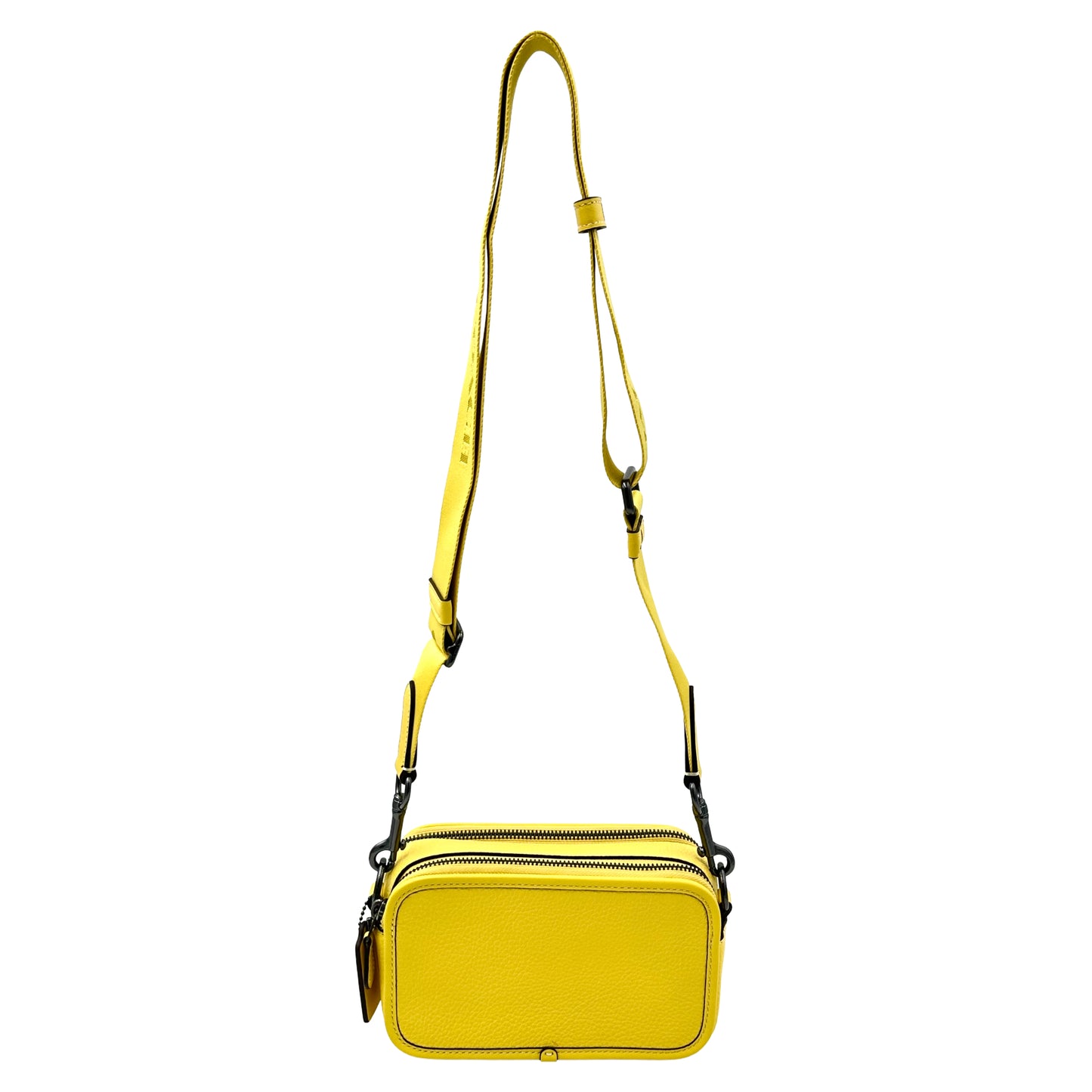 Coach Wyatt Color Block Leather Crossbody Honeycomb