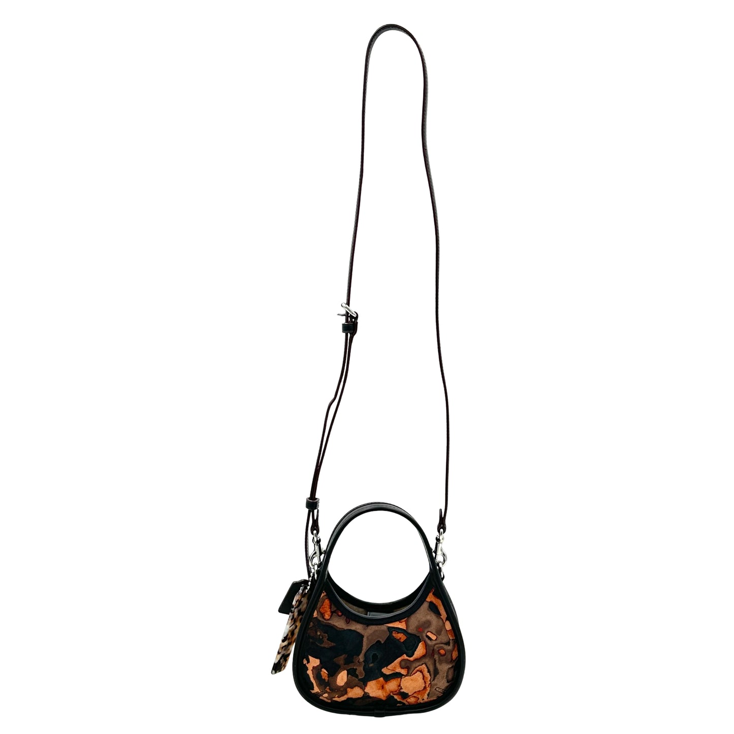 Coach Mini Ergo Bag In Upcrushed Upcrafted Leather - Terracotta/Maple Multi