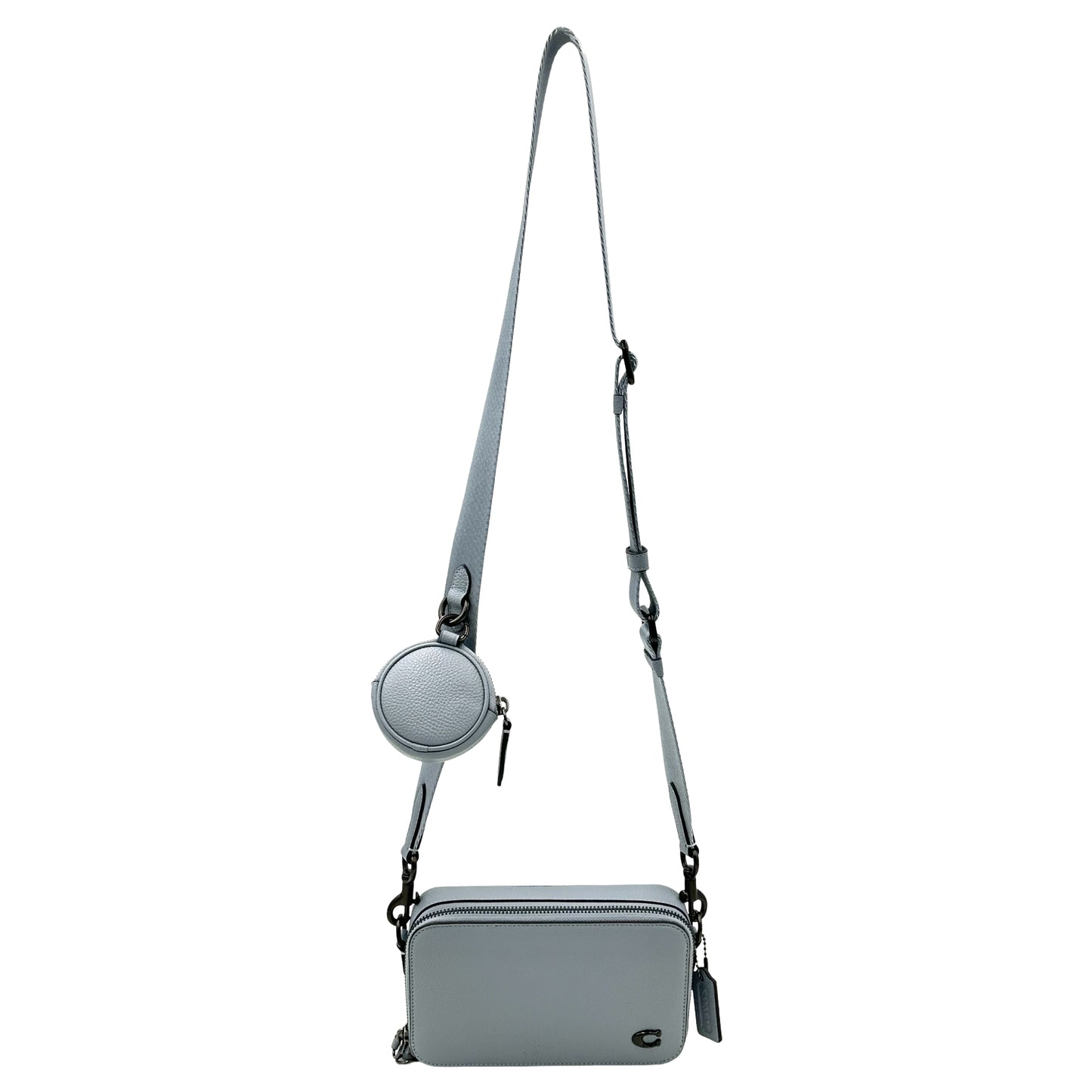 Coach Charter Slim Crossbody Bag- Grey Blue