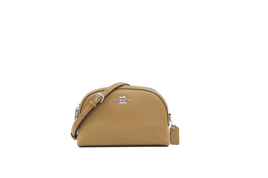 Coach Cross Grain Leather Madi Crossbody- Light Saddle