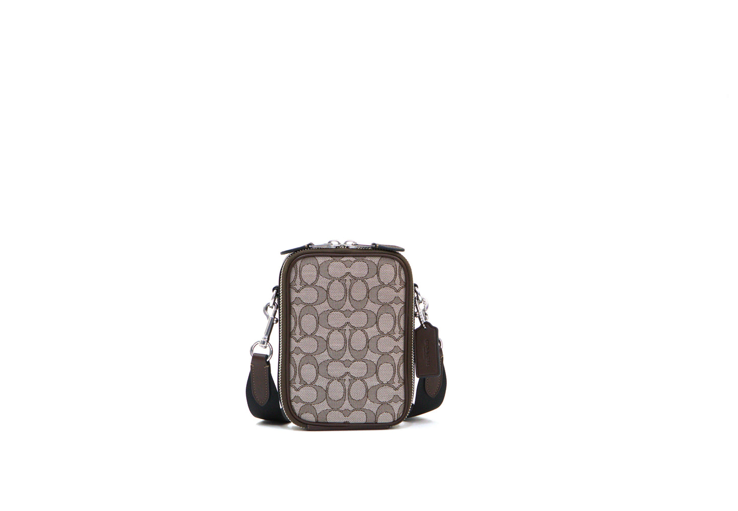 Coach Stanton Crossbody In Signature Jacquard - Oak/Maple