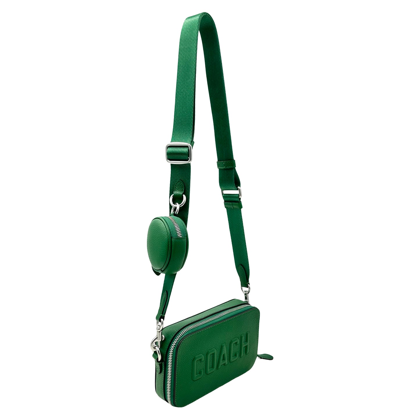 Coach Charter Slim Crossbody Bag With Coach Graphic- Ivy