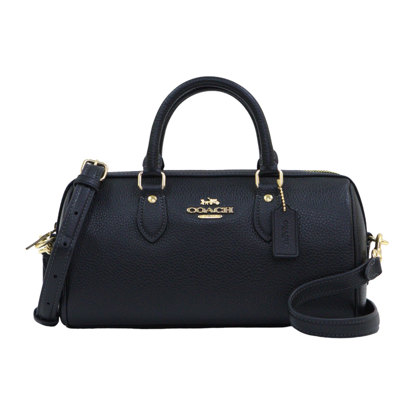 Coach Rowan Long Satchel Bag - Black