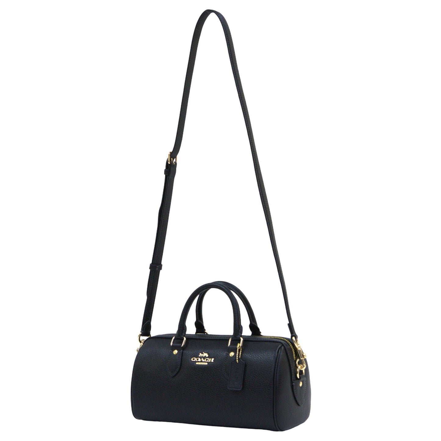 Coach Rowan Long Satchel Bag - Black