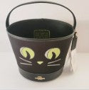 Coach Trick Or Treat Bucket With Halloween Cat- Black Multi