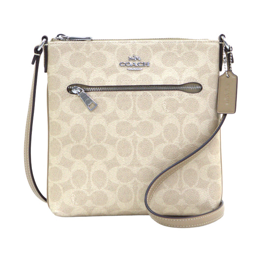 Coach Mini Rowan File Bag - Sand Taupe