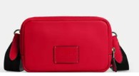 Coach Carrier Phone Crossbody- Bold Red