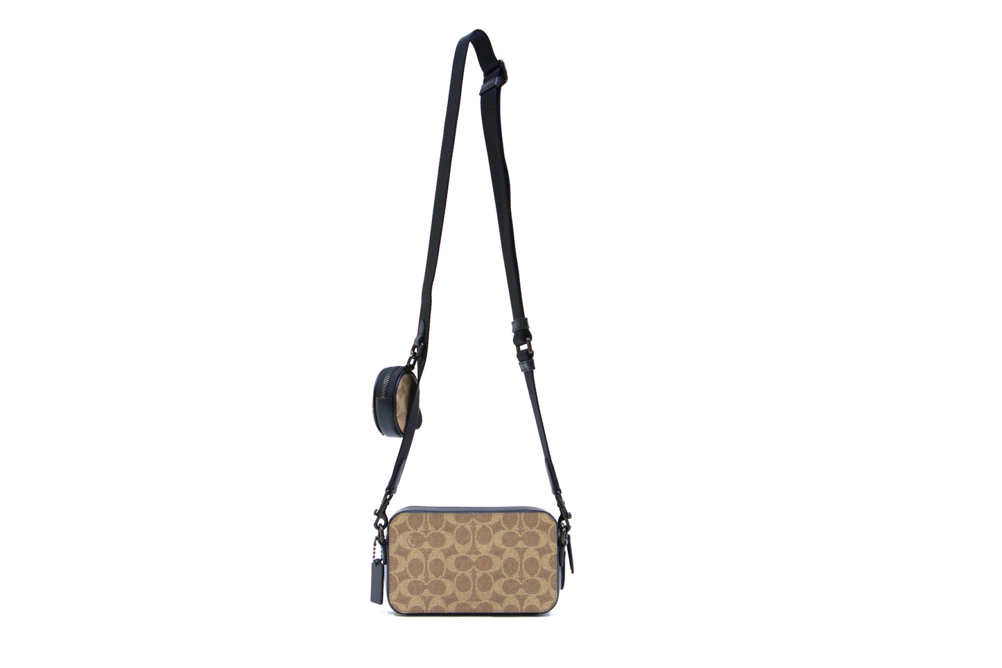 Coach Charter Crossbody Bag with Coach Graphic - Tan Multi