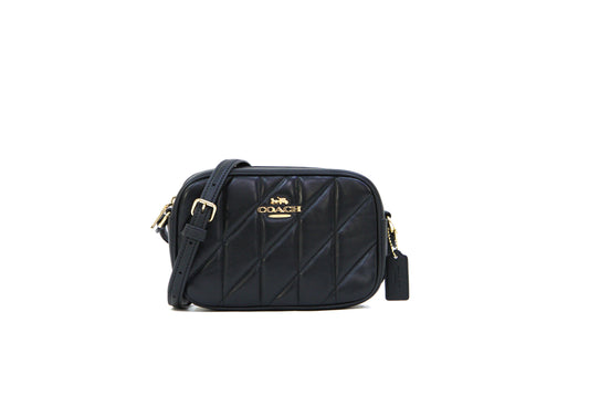 Coach Mini Jamie Camera Bag With Quilting - Black