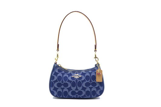 Coach Teri Mini Signature - Denim/Natural