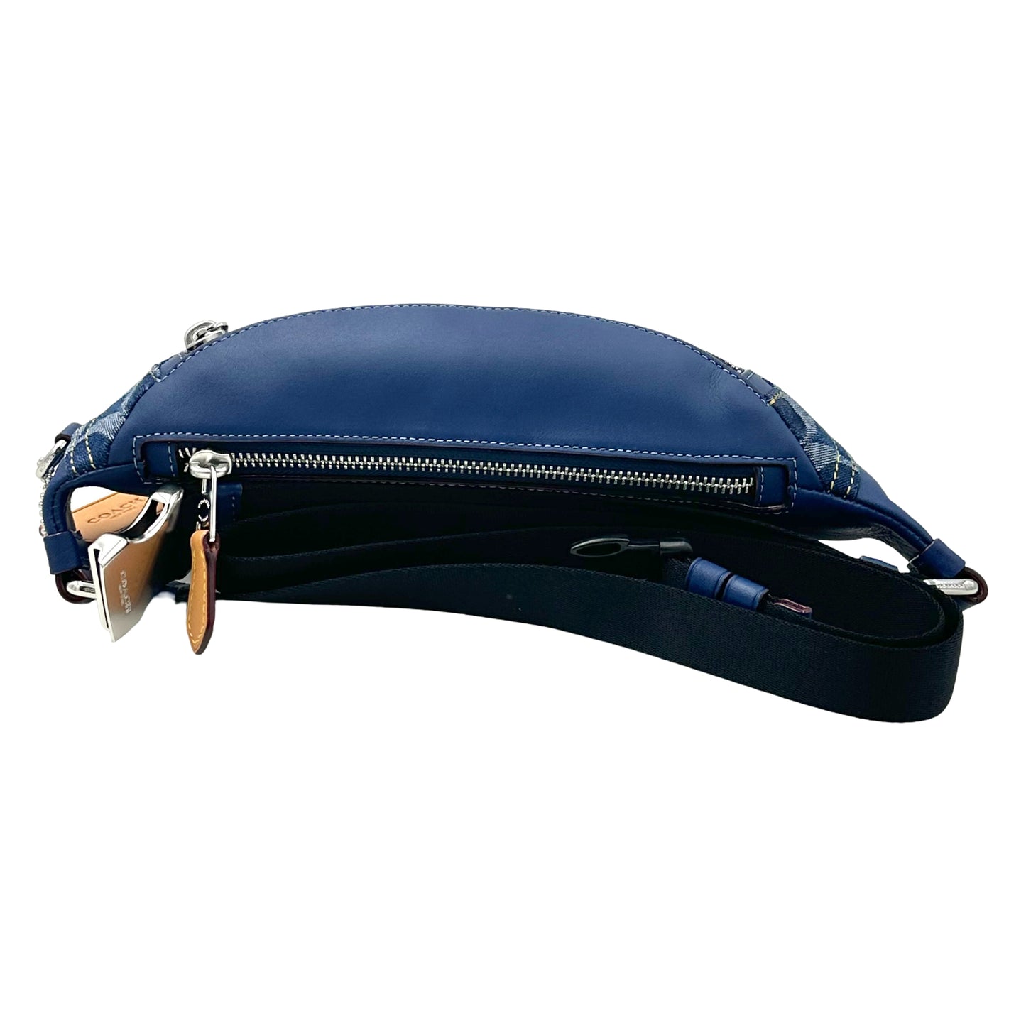 Coach Warren Mini Belt Bag In Signature Denim - Denim