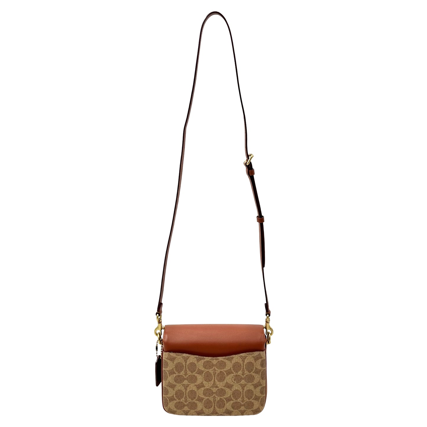 Coach Polished Pebbled Leather Cassie Crossbody - Tan/Caramel