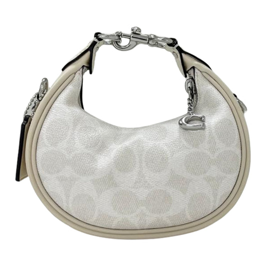 Coach Jonie Bag In Signature Canvas -Silver/White Chalk
