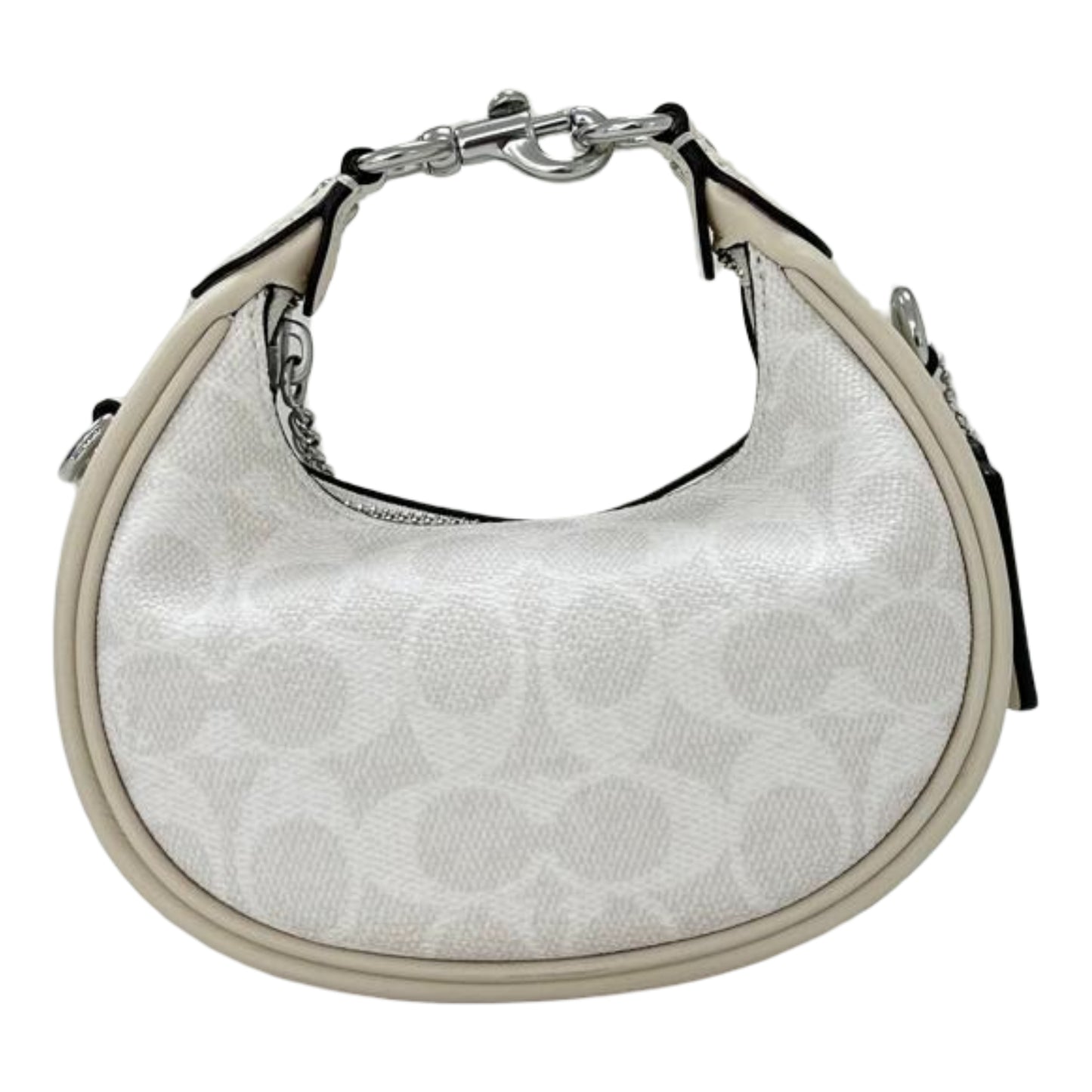 Coach Jonie Bag In Signature Canvas -Silver/White Chalk