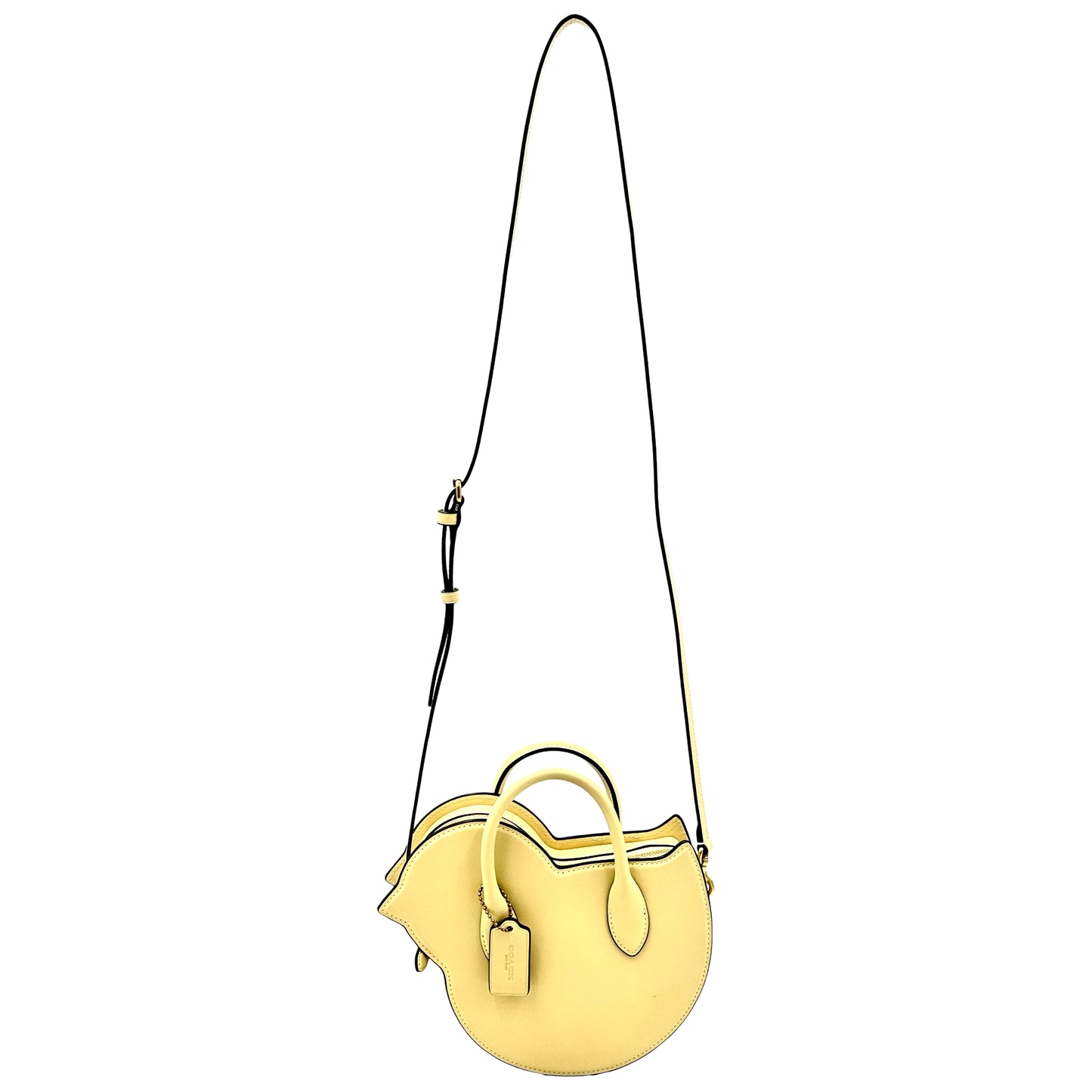 Coach Chick Bag In Regenerative Leather Crossbody Bag- Brass/Moonlight