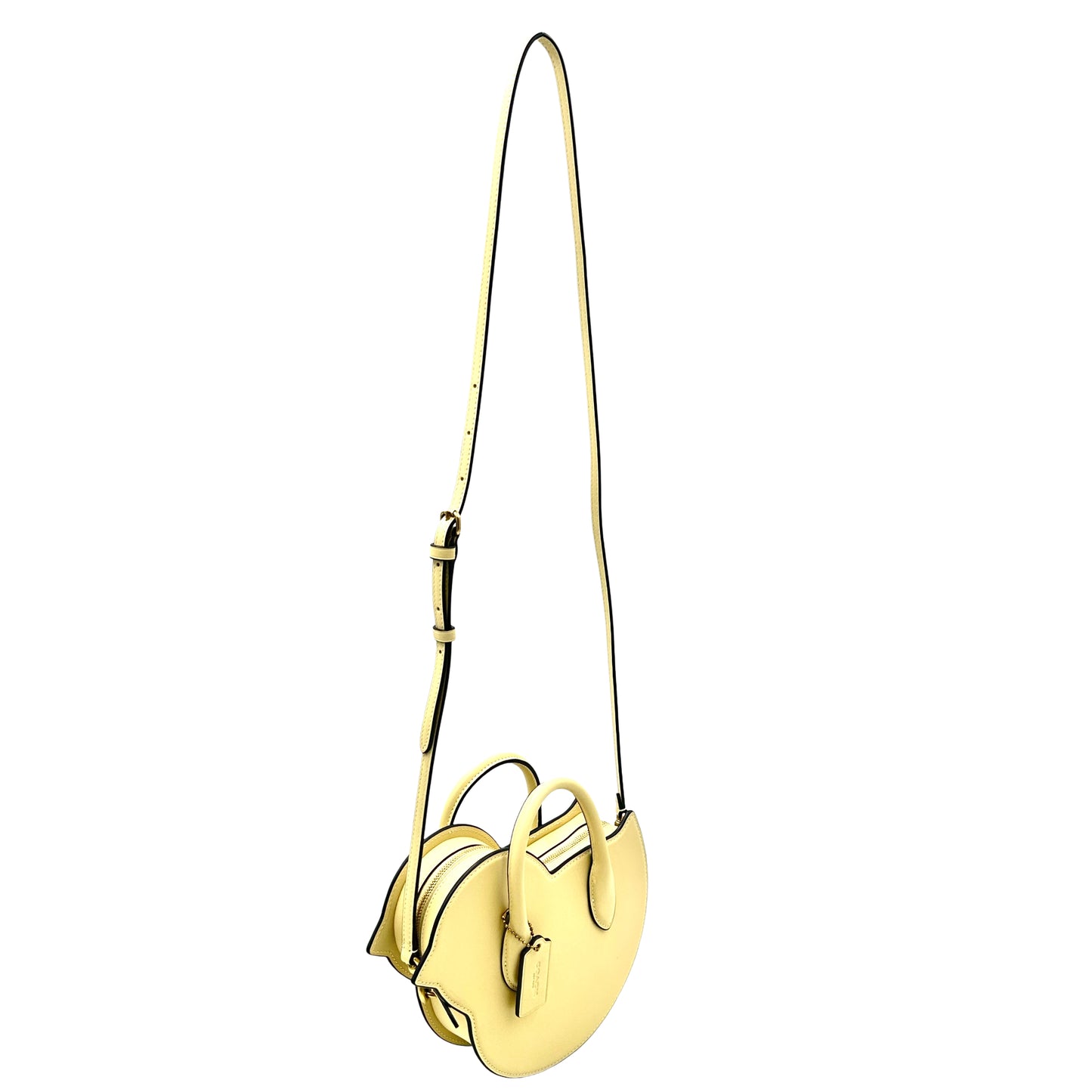 Coach Chick Bag In Regenerative Leather Crossbody Bag- Brass/Moonlight