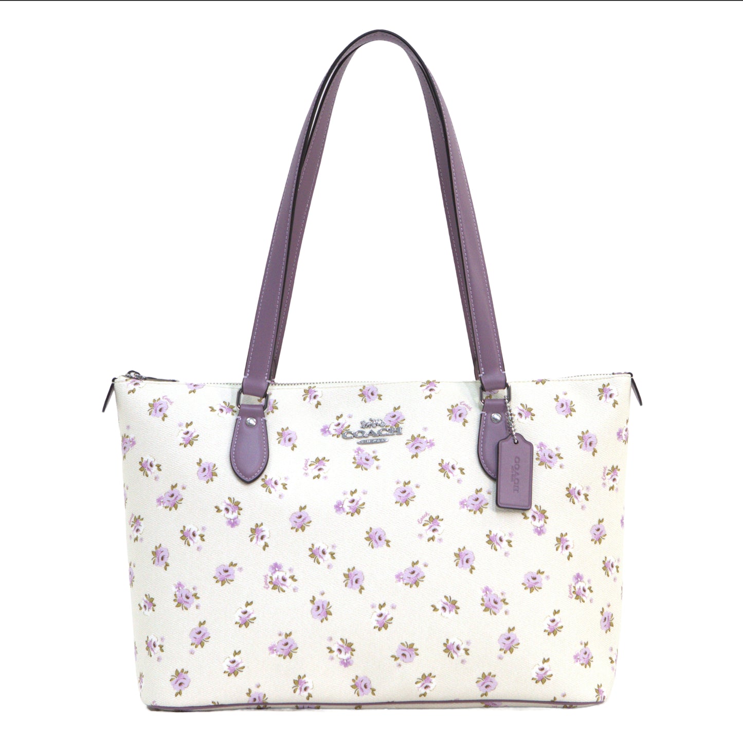 Coach Gallery Tote Bag In Signature Canvas - Chalk Multi