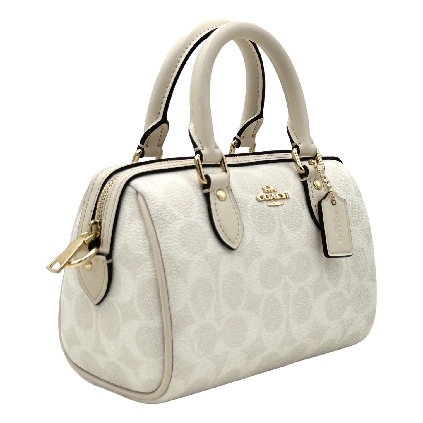 Coach Mini Rowan Crossbody Bag In Signature Canvas - Gracier White