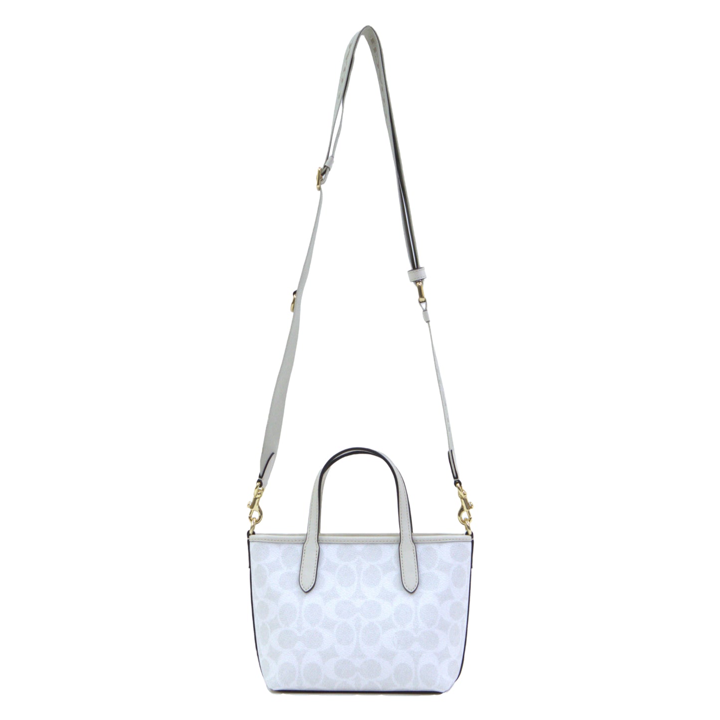 Coach City Mini Tote Signature Canvas - White/Chalk