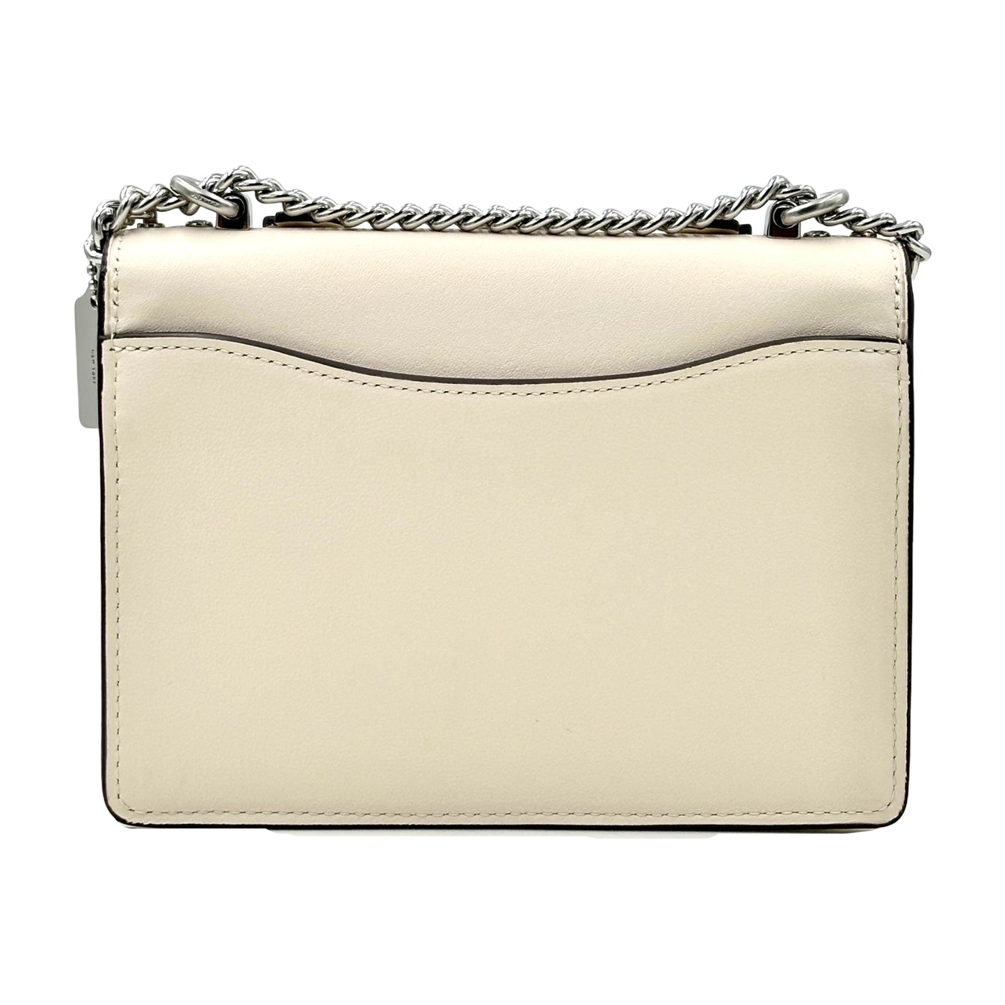 Coach Mini Klare Crossbody Bag With Floral Applique- Chalk