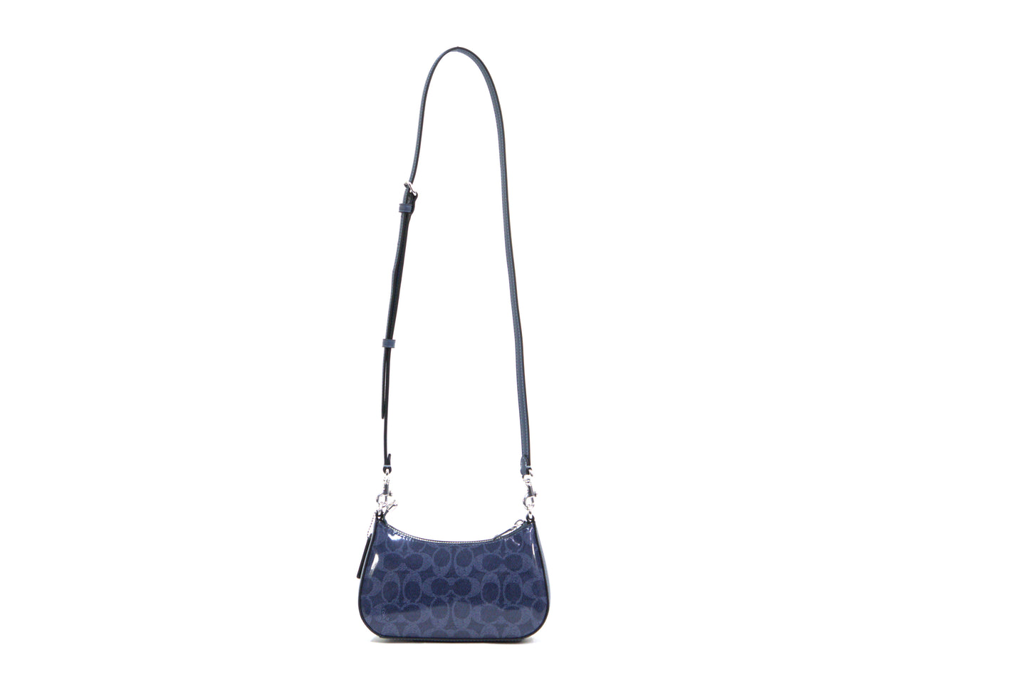 Coach Teri Mini Crossbody Bag In Signature Canvas - Dark Denim