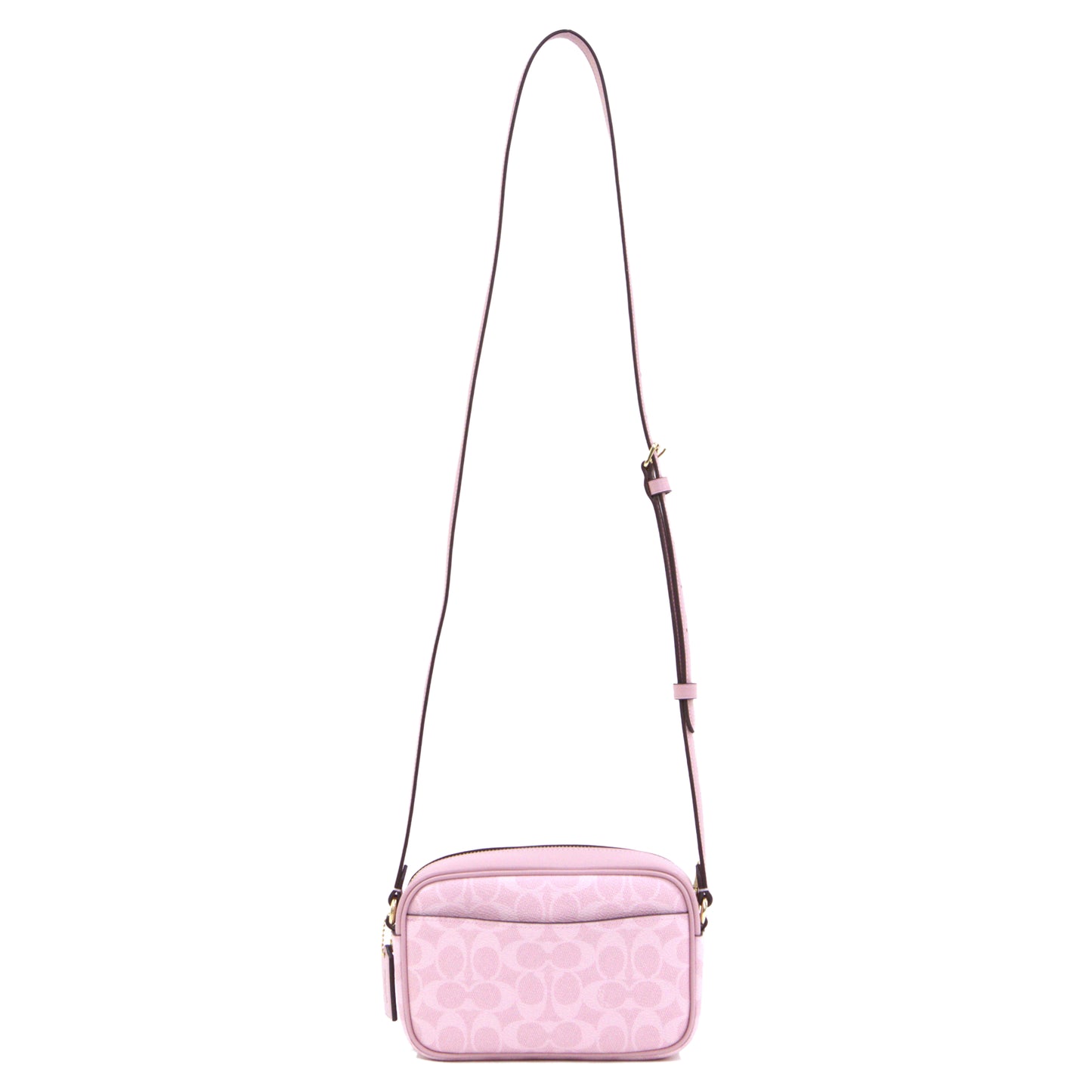Coach Mini Jamie In Signature Canvas - Powder Pink