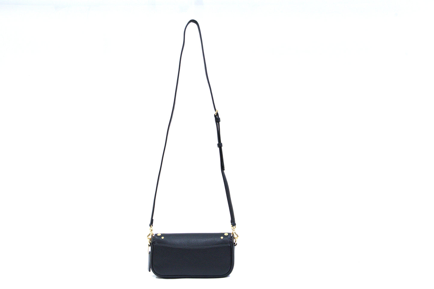 Coach Hailey Flap Bag With Rivets - Black
