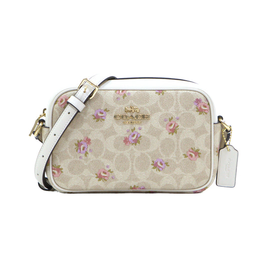 Coach Mini Jamie Crossbody Signature Floral - Sand Multi