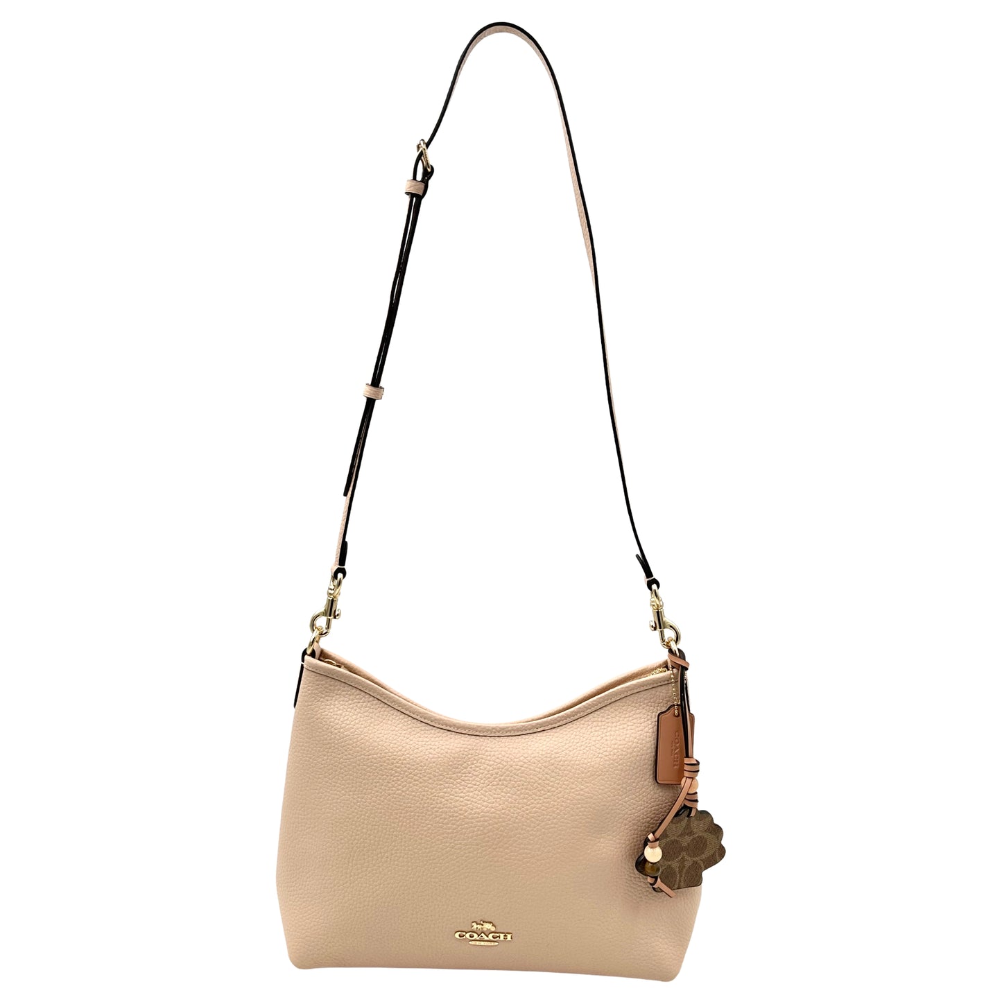 Coach Laurel Shoulder Bag With Shell Charm- Cream/Tan