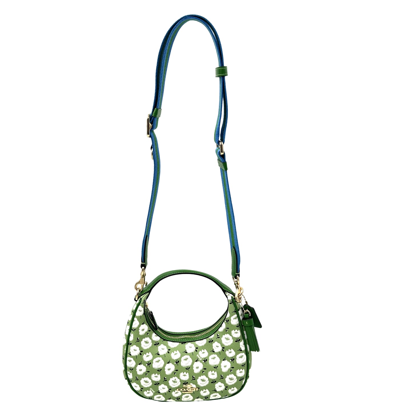 Coach Carmen Mini Crossbody Bag With Floral Print - Kelly Multi