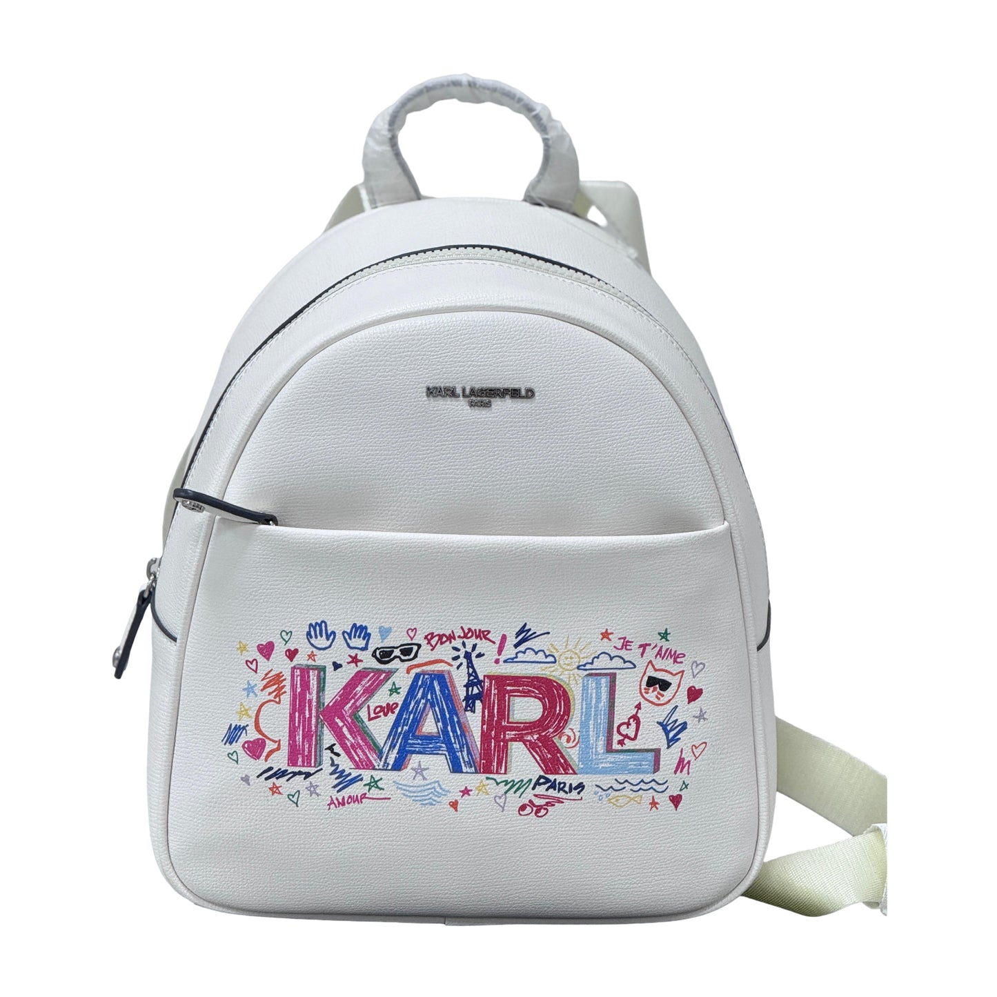Karl Lagerfeld Backpack- White