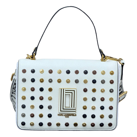 Karl Lagerfeld Simone Crossbody- White
