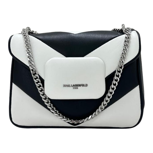 Karl Lagerfeld Fleur Small Shoulder Bag – Black