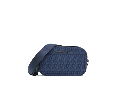 Michael Kors Cooper Double Zip Medium Camera Bag - Admiral Blue