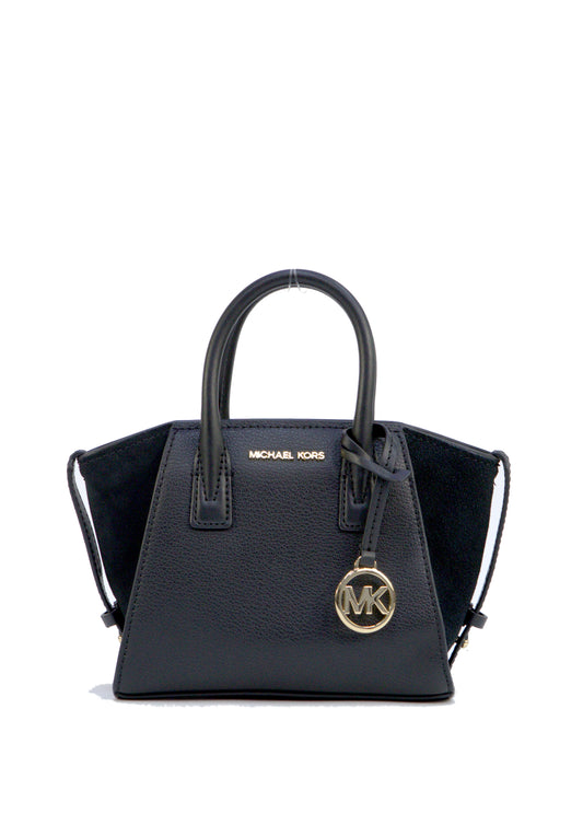 Michael Kors Avril Extra Small Satchel Shoulder Crossbody Bag - Black