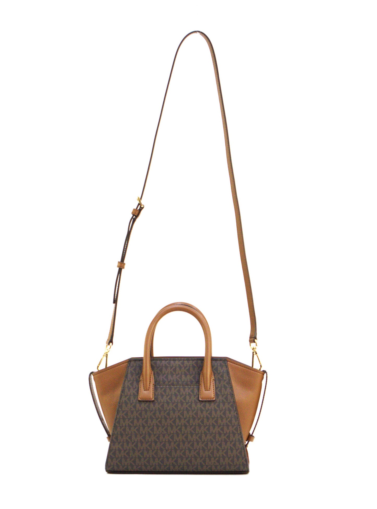 Michael Kors Avril Small Satchel Crossbody Bag - Brown