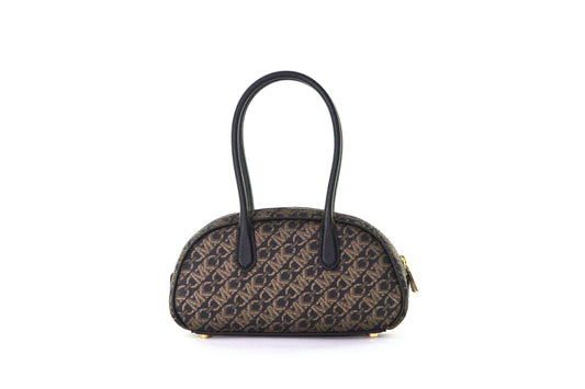 Michael Kors Lulu Small Satchel - Black/Gold