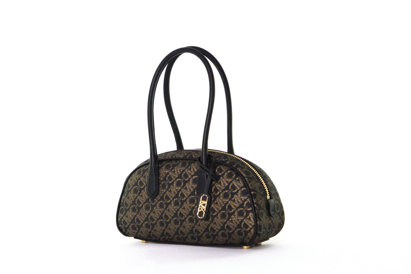 Michael Kors Lulu Small Satchel - Black/Gold
