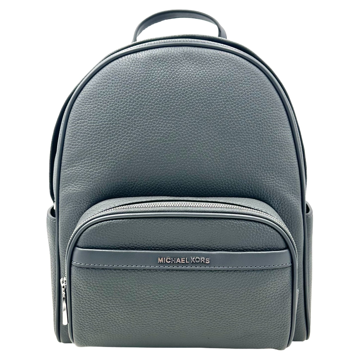 Michael Kors Bex Medium Pebble Leather Backpack - Slate