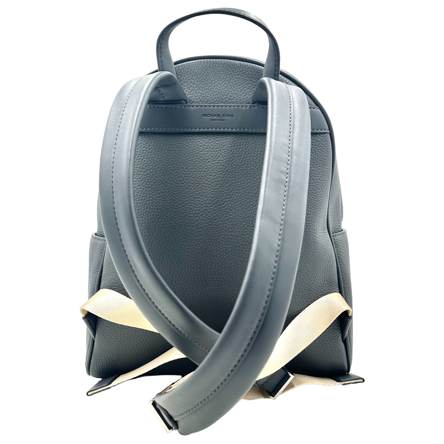 Michael Kors Bex Medium Pebble Leather Backpack - Slate