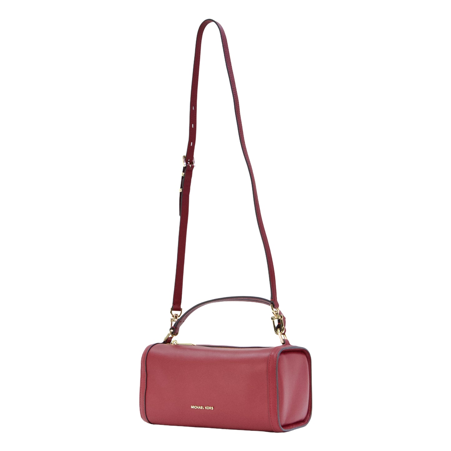 Michael Kors Orchard Small Barrel Crossbody Bag - Red