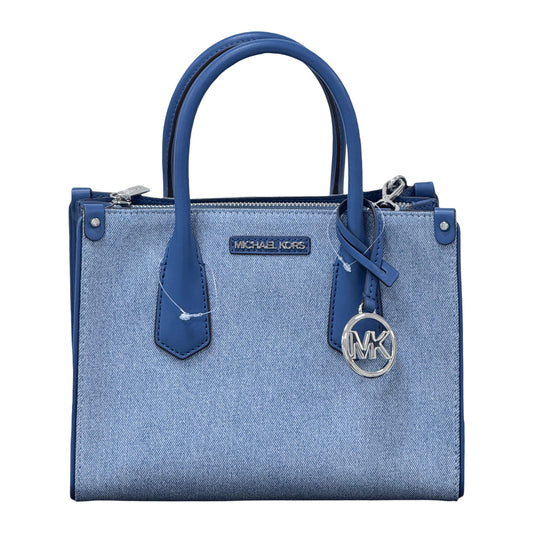 Michael Kors Maple Small Satchel Leather Crossbody- Light Denim