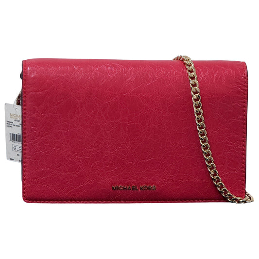 Michael Kors Medium Flap Crossbody Chain - Burnt Sienna