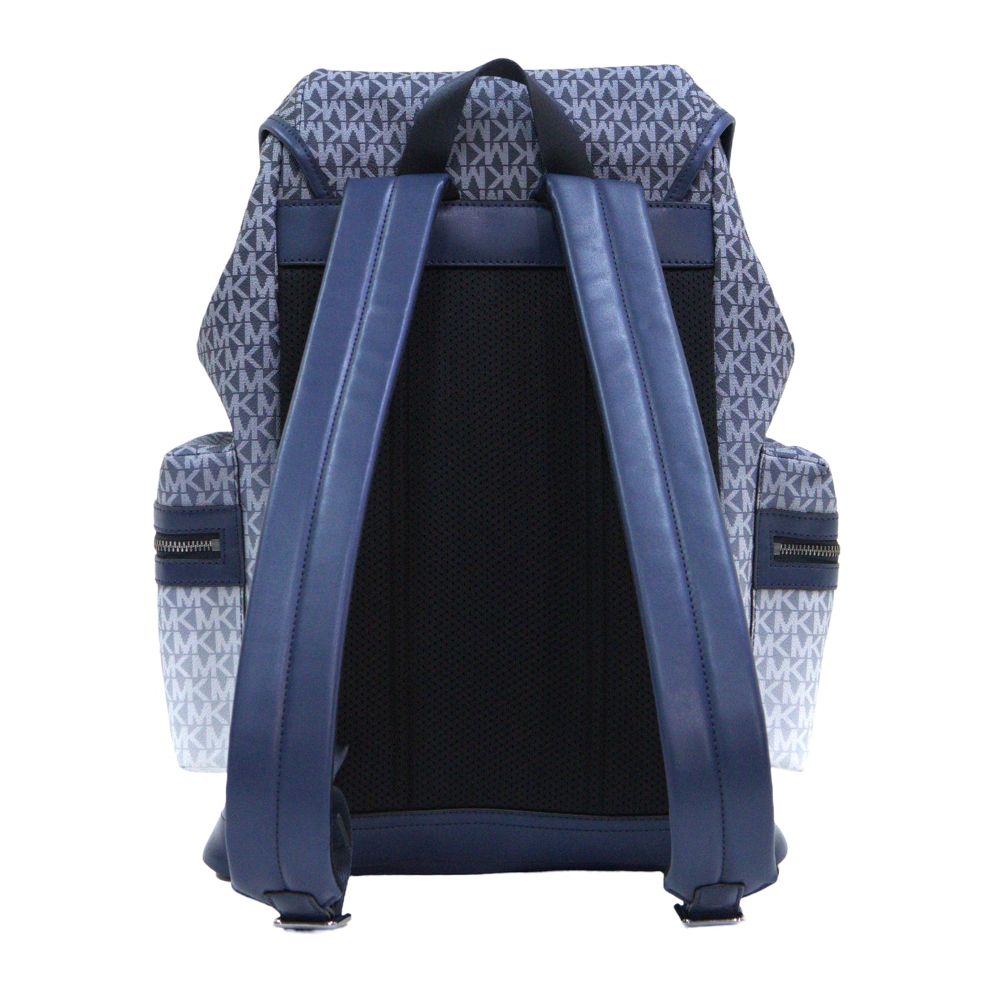 Michael Kors Cooper Men Pocket Backpack Single Speed Clip Buckle Strap - Navy